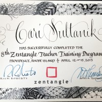 Zentangle Teacher Certificate